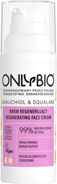 Krem do twarzy OnlyBio Bakuchiol & Squalane regenerujący 50 ml (5902811787451) - obraz 1