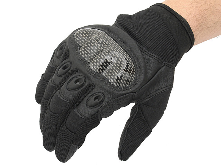 Тактические перчатки полнопалые Military Combat Gloves mod. IV (Size L) - Black [8FIELDS] - изображение 1