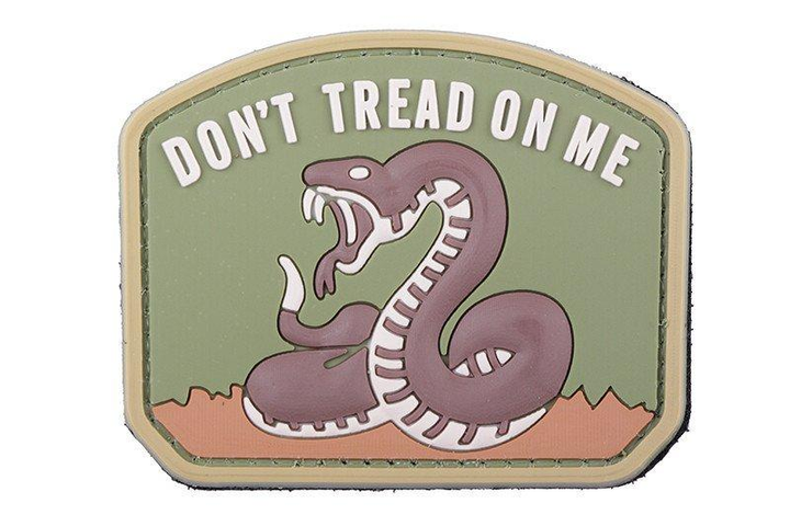 Нашивка 3D – Don't Tread On Me - coyote [GFC Tactical] - изображение 1