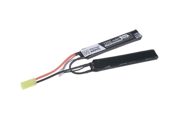 Аккумулятор LiPo 7,4V 1200mAh 15/30C - 2 модуля [Specna Arms] (для страйкбола) - изображение 1