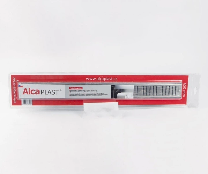 Трап для душу лінійний AlcaPlast APZ10-650M 65см SS/мат - изображение 5