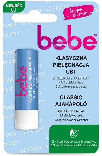 Szminka Bebe Young Care pielęgnacyjna Klasyczna 4.9 g (3574661652016) - obraz 1