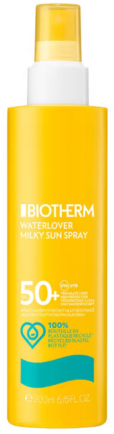 Спрей-молочко Biotherm Waterlover Milky Sun Spray SPF 50+ сонцезахисний 200 мл (3614273762717) - зображення 1