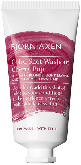 Farba do włosów Björn Axén Color Shot Washout zmywalna Cherry Pop 50 ml (7350001703961) - obraz 1