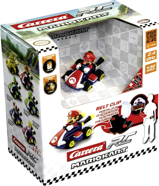 Машинка на радіокеруванні Carrera RC Mario Kart Mini (9003150123576) - зображення 3