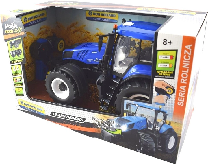Traktor zdalnie sterowany Maisto New Holland Tractor R/C PL(090159827214) - obraz 2