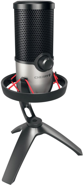 Mikrofon USB Cherry Streaming UM 6.0 Advanced Black/Silver (JA-0710) - obraz 4