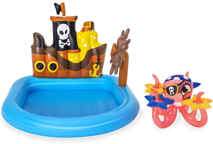 Dmuchany plac zabaw dla dzieci Bestway Ships Ahoy Pirat 140 x 130 x 104 cm (6942138982473) - obraz 2