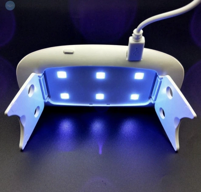 Лампа для манікюру UV/LED SUN MINI для нігтів на USB-кабелі рожева 6W(р) - зображення 3