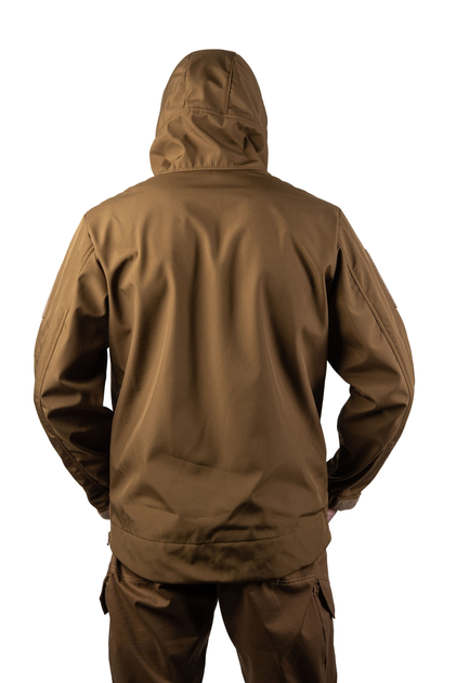Чоловіча куртка soft shell coyote, XL - изображение 2