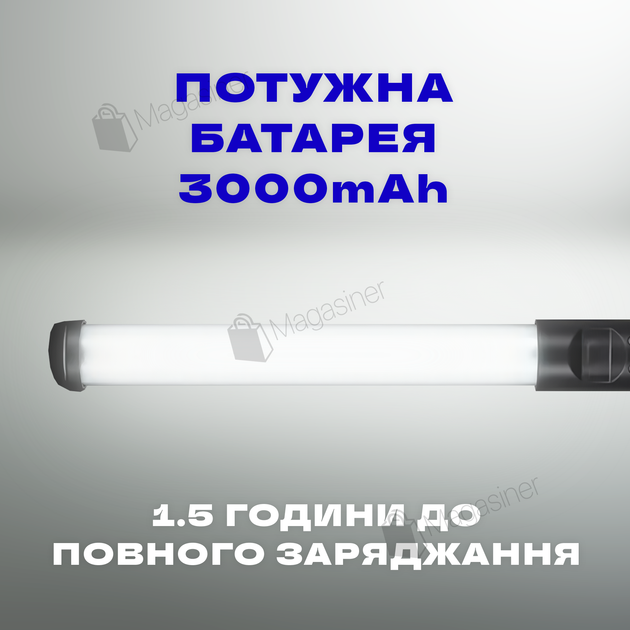Лампа-жезл светодиодная RGB LED STICK 50 см с режимами свечения (2911) - изображение 2