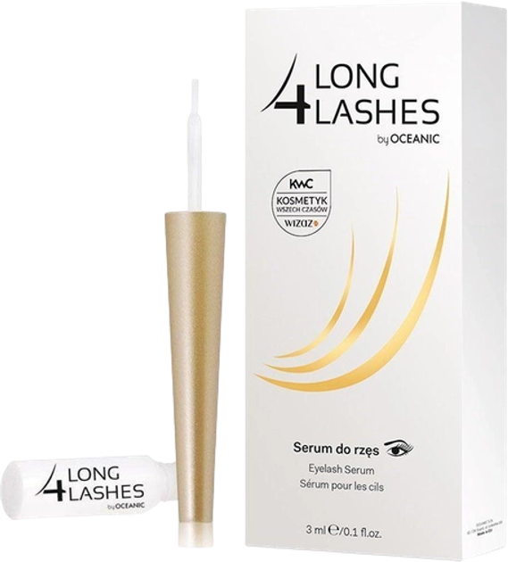 Сироватка для росту вій Long4Lashes Enhancing Eyelash Serum 3 мл (5900116020419) - зображення 1