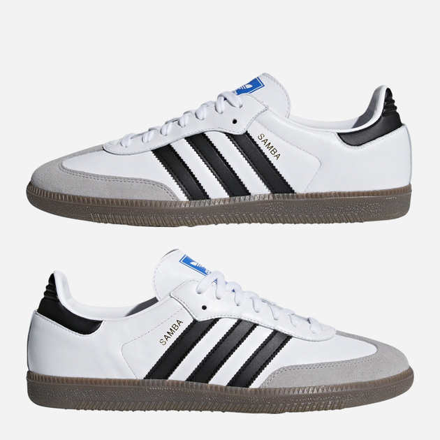 Чоловічі кеди низькі adidas Originals Samba OG B75806 47.5 (12UK) 30.5 см Білі (4059809046227) - зображення 6