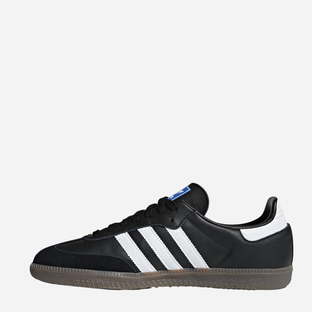 Sneakersy męskie skórzane adidas Originals Samba OG B75807 42 (8UK) 26.5 cm Czarne (4059811988584) - obraz 3