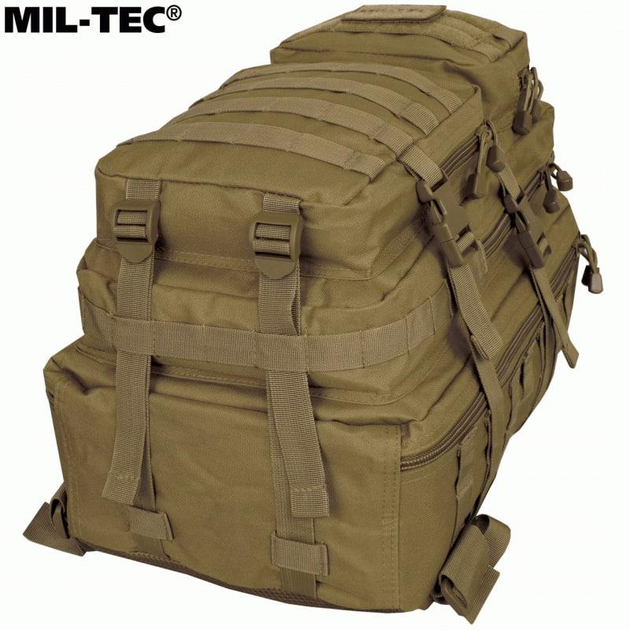 Рюкзак тактичний Mil-Tec large,36л.Койот (S0007) - зображення 2