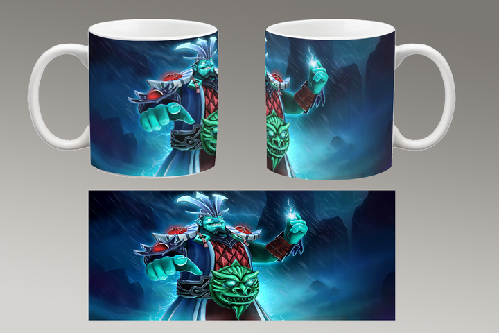Чашка белая керамическая "DOTA 2" Дота 2 Aurora 16 - Фото 1 Чашка белая керамическая "DOTA 2" Дота 2 Aurora 16 - изображение 1