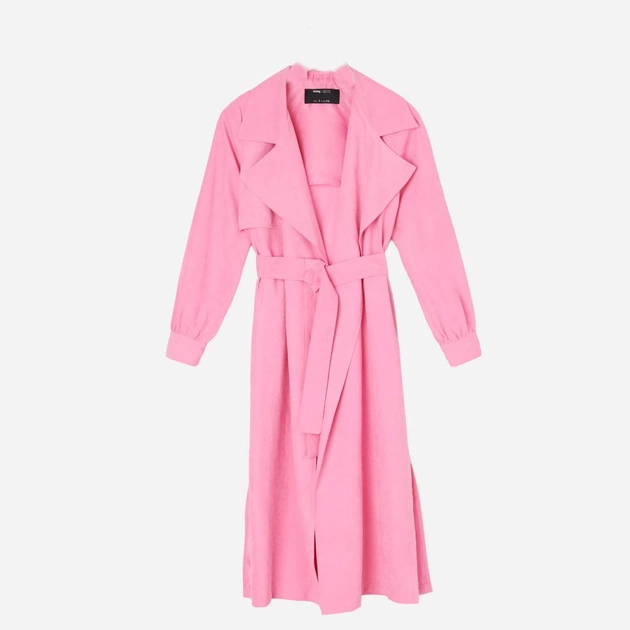 Пальто довге жіноче Sinsay 6586J S Рожеве (5904504234440) - зображення 1