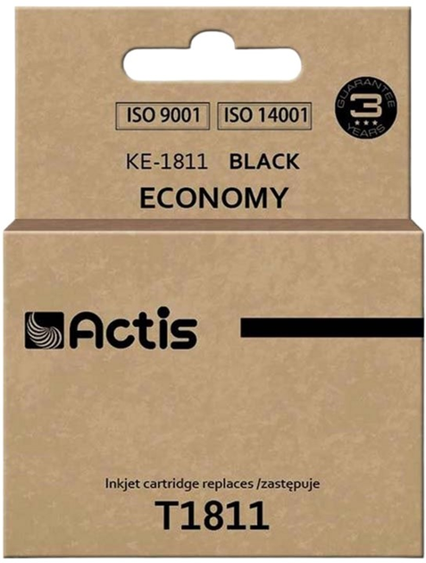 Картридж Actis для Epson T1811 Standard 18 мл Black (KE-1811) - зображення 1