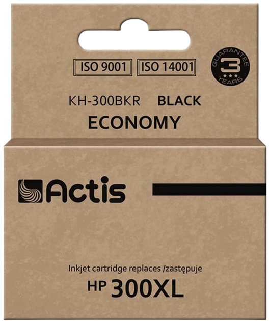 Tusz Actis do HP 300XL CC641EE Standard 15 ml Black (KH-300BKR) - obraz 1