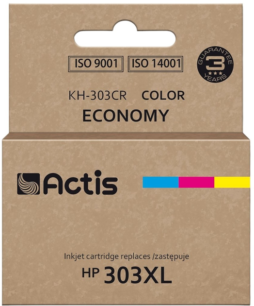 Tusz Actis do HP 303XL T6N03AE Premium 18 ml Cyan/Magenta/Yellow (KH-303CR) - obraz 1