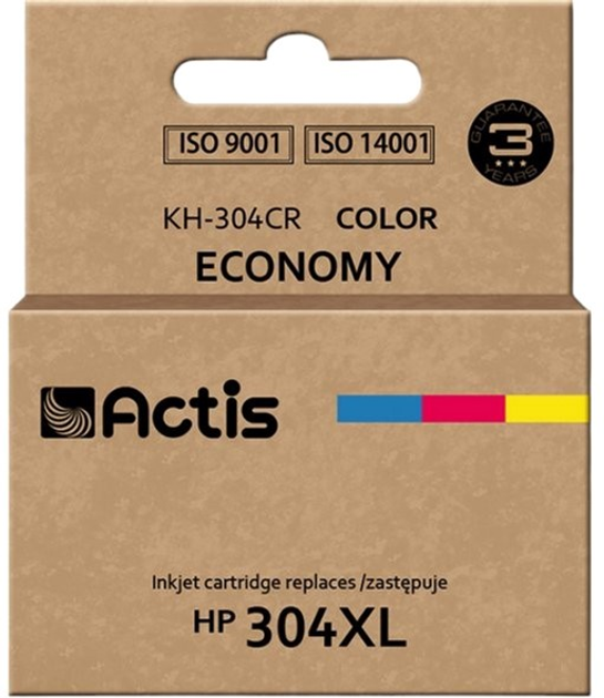 Tusz Actis do HP 304XL N9K07AE Premium 18 ml Cyan/Magenta/Yellow (KH-304CR) - obraz 1