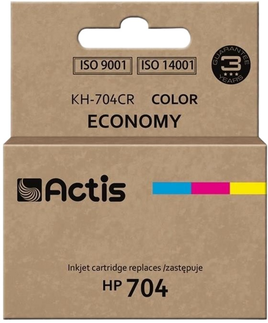 Tusz Actis do HP 704 CN693AE Standard 9 ml Cyan/Magenta/Yellow (KH-704CR) - obraz 1