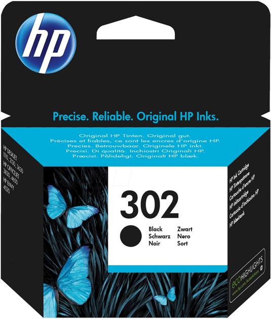 Картридж HP 302 F6U66AE 3.5 мл Black (888793803035) - зображення 1