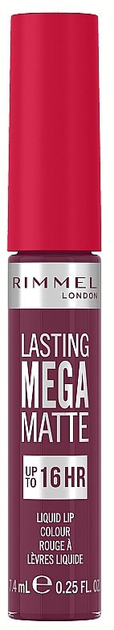 Акція на Рідка матова помада для губ Rimmel Lasting Mega Matte Liquid Lip Colour 930 Ruby Passion 7.4 мл від Rozetka