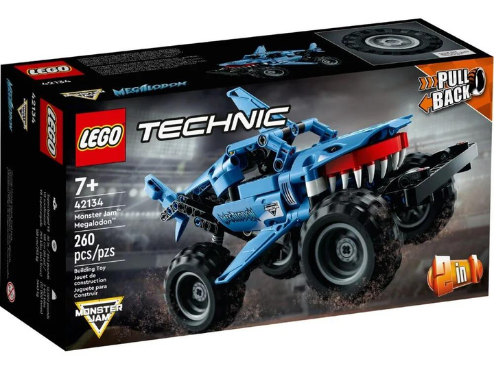 LEGO Technic Monster Jam Megalodon (42134) 260 деталей Лего Монстер ...