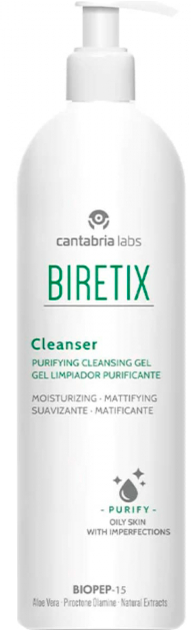Żel do mycia twarzy Cantabria Labs Biretix do higieny skóry tłustej i trądzikowej 400 ml (8470002116511) - obraz 1