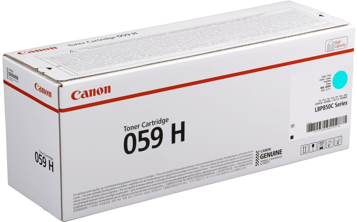 Тонер-картридж Canon 059H Cyan (3626C001) - зображення 1