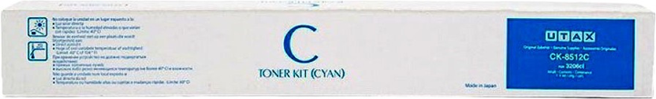 Toner Utax CK-8512 Cyan (1T02RLCUT0) - obraz 1