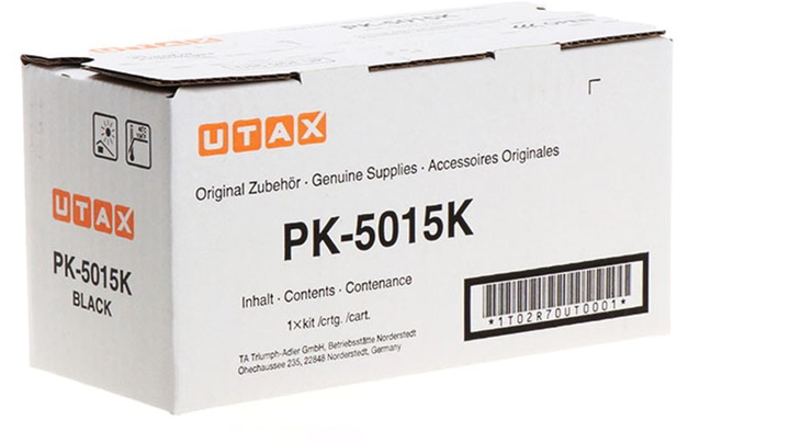 Тонер-картридж Utax PK-5015K Black (1T02R70UT0) - зображення 1