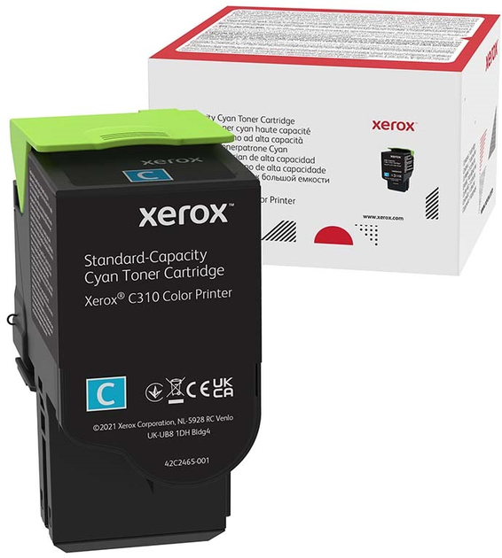 Тонер-картридж Xerox C310 Cyan (006R04357) - зображення 1