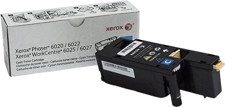 Тонер-картридж Xerox 6020 Cyan (106R02756) - зображення 1