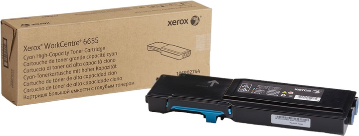 Toner Xerox 6655 Cyan (106R02744) - obraz 1