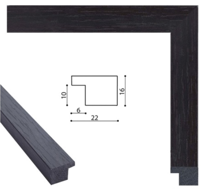 Дзеркало настінне Mirror Trade 120x40 см у пластиковій рамі венге (ROZ6400091215) - зображення 3
