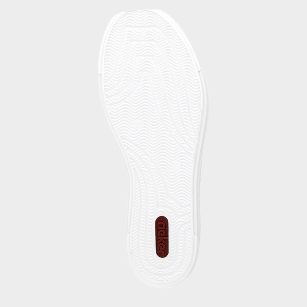 Sneakersy damskie z eko skóry RIEKER L8803-80 38 24.8 cm Białe (4061811761579) - obraz 9