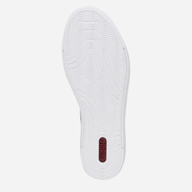 Sneakersy damskie ze skóry naturalnej RIEKER L8831-80 41 26.7 cm Białe (4060596275073) - obraz 9
