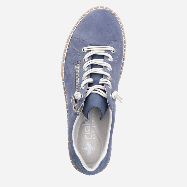 Sneakersy damskie RIEKER M2940-10 38 24.8 cm Ciemnoniebieskie (4061811391240) - obraz 10