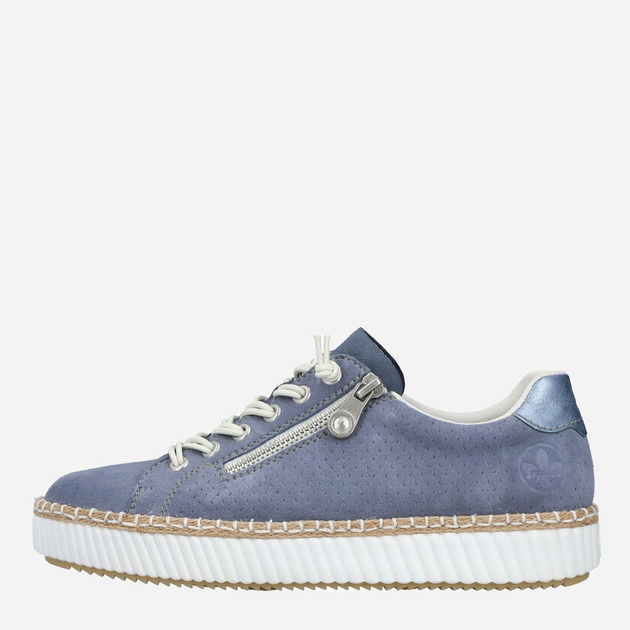 Sneakersy damskie RIEKER M2940-10 40 26.1 cm Ciemnoniebieskie (4061811391264) - obraz 6