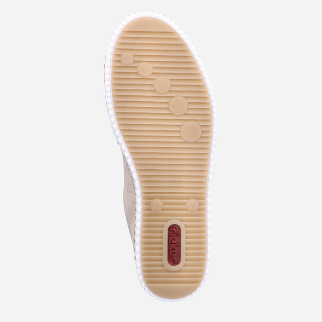 Sneakersy damskie RIEKER M2940-60 40 26.1 cm Beżowe (4061811392001) - obraz 11