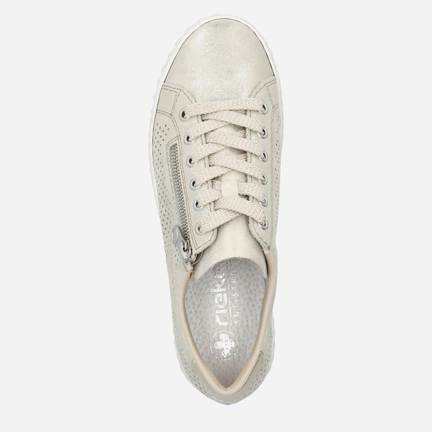 Sneakersy damskie RIEKER N0901-62 36 23.7 cm Beżowe (4061811391721) - obraz 8