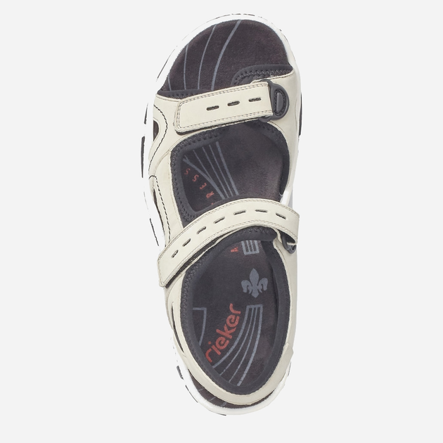 Sandały damskie trekkingowe RIEKER 68866-61 39 25.5 cm Beżowe (4020933836237) - obraz 5