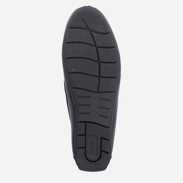 Mokasyny męskie RIEKER 09557-00 41 26.7 cm Czarne (4061811401130) - obraz 11