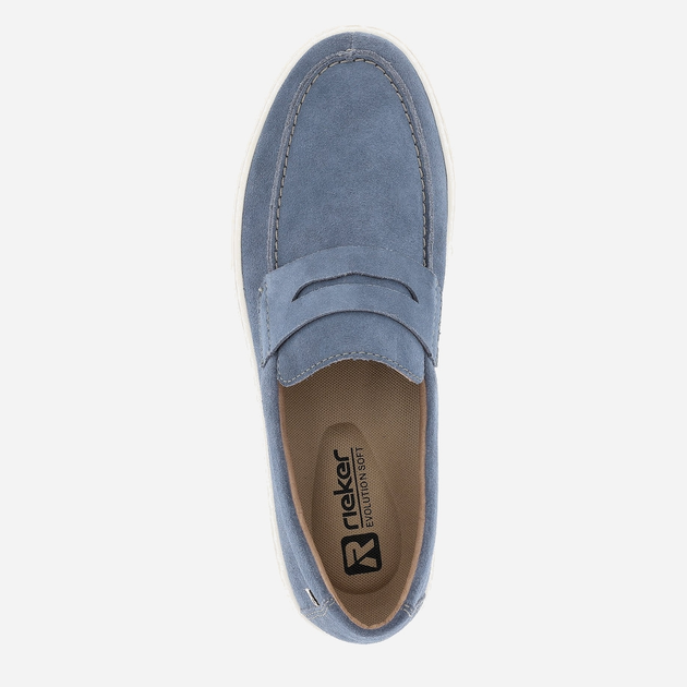 Buty wsuwane męskie RIEKER Evolution U0703-14 45 29.3 cm Niebieskie (4061811776481) - obraz 8