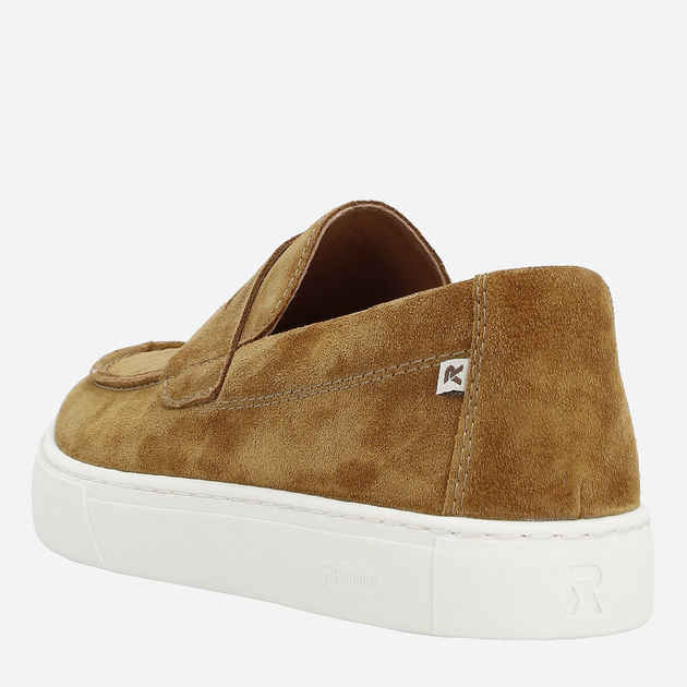 Buty wsuwane męskie RIEKER Evolution U0703-22 41 26.7 cm Brązowe (4061811776535) - obraz 6