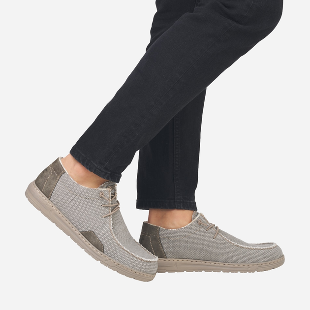 Чоловічі туфлі RIEKER 08600-63 40 26.1 см Бежеві (4061811316861) - зображення 2