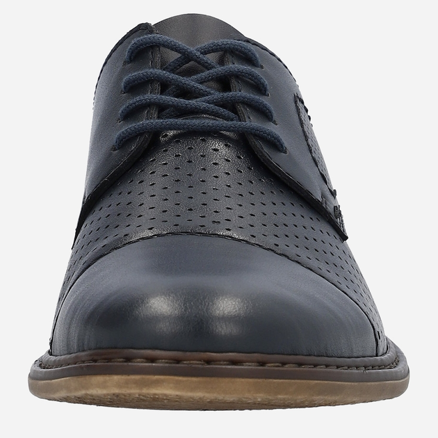 Buty derby męskie RIEKER 13431-14 40 26.1 cm Granatowe (4061811350230) - obraz 10