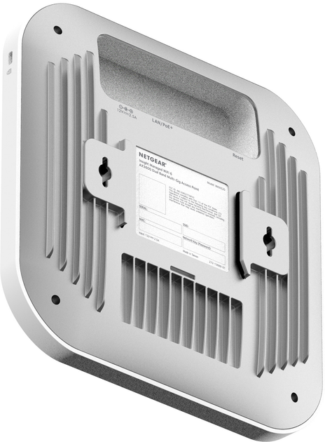 Точка доступа Netgear AX3600 Dual Band PoE WiFi 6 Access Point (WAX620-100EUS) - зображення 5